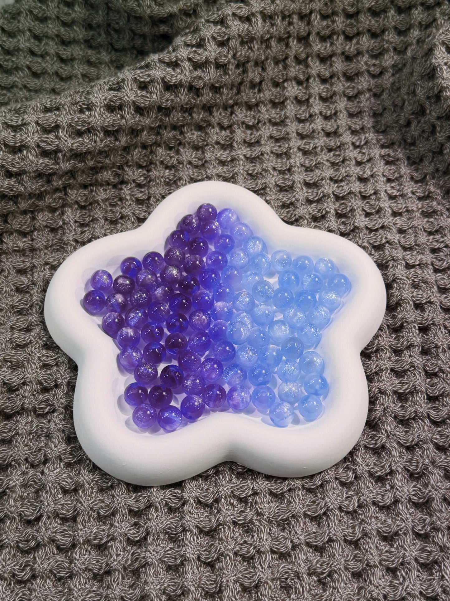 【KUKU SHOP】UV Rainbow Cat's Eye Beads 10mm