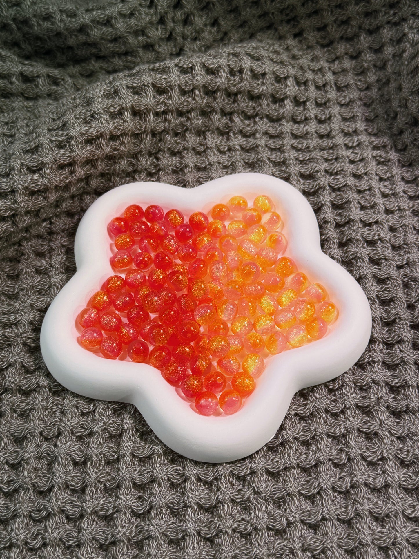 【KUKU SHOP】UV Rainbow Cat's Eye Beads 10mm