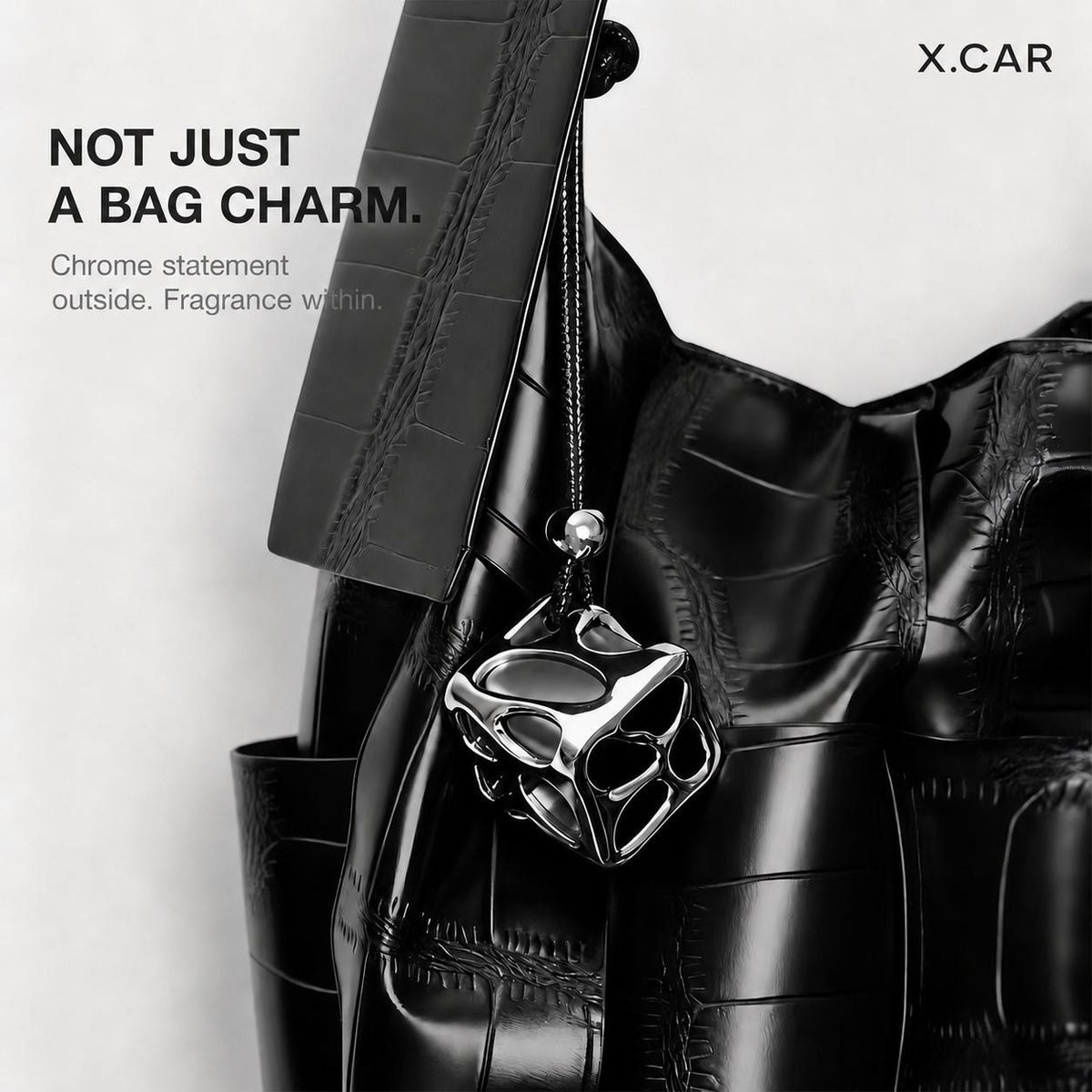Dice Metal Car Hanging Air Freshener | Liquid‑Free Fragrance Diffuser