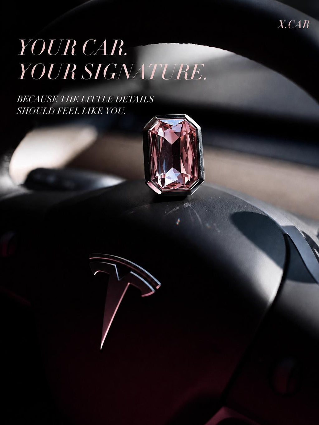 Gem-Cut Car Air Freshener-An Elegant Gift for Any Driver