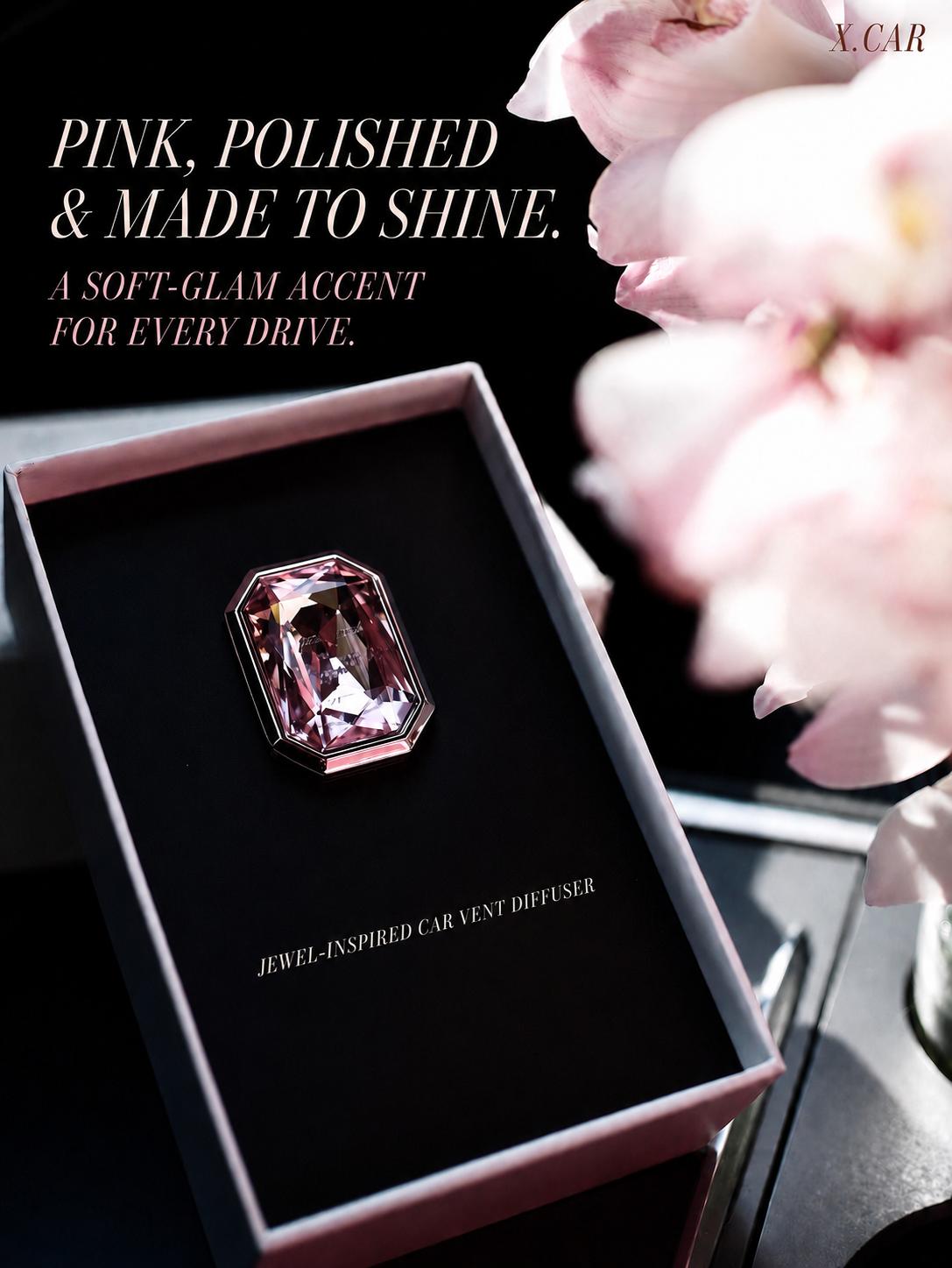 Gem-Cut Car Air Freshener-An Elegant Gift for Any Driver