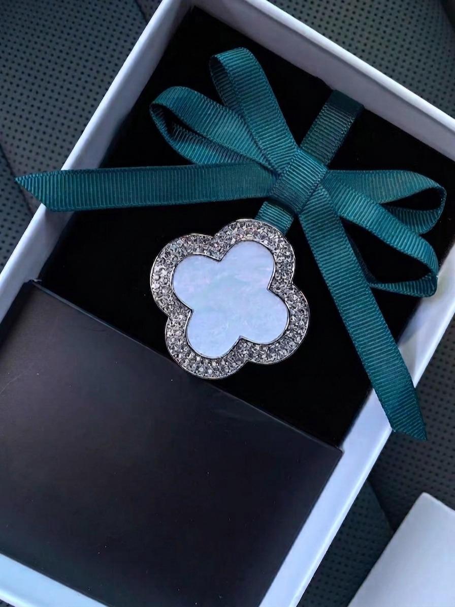 Lucky Four-Leaf Clover Hanging Car Air Freshener