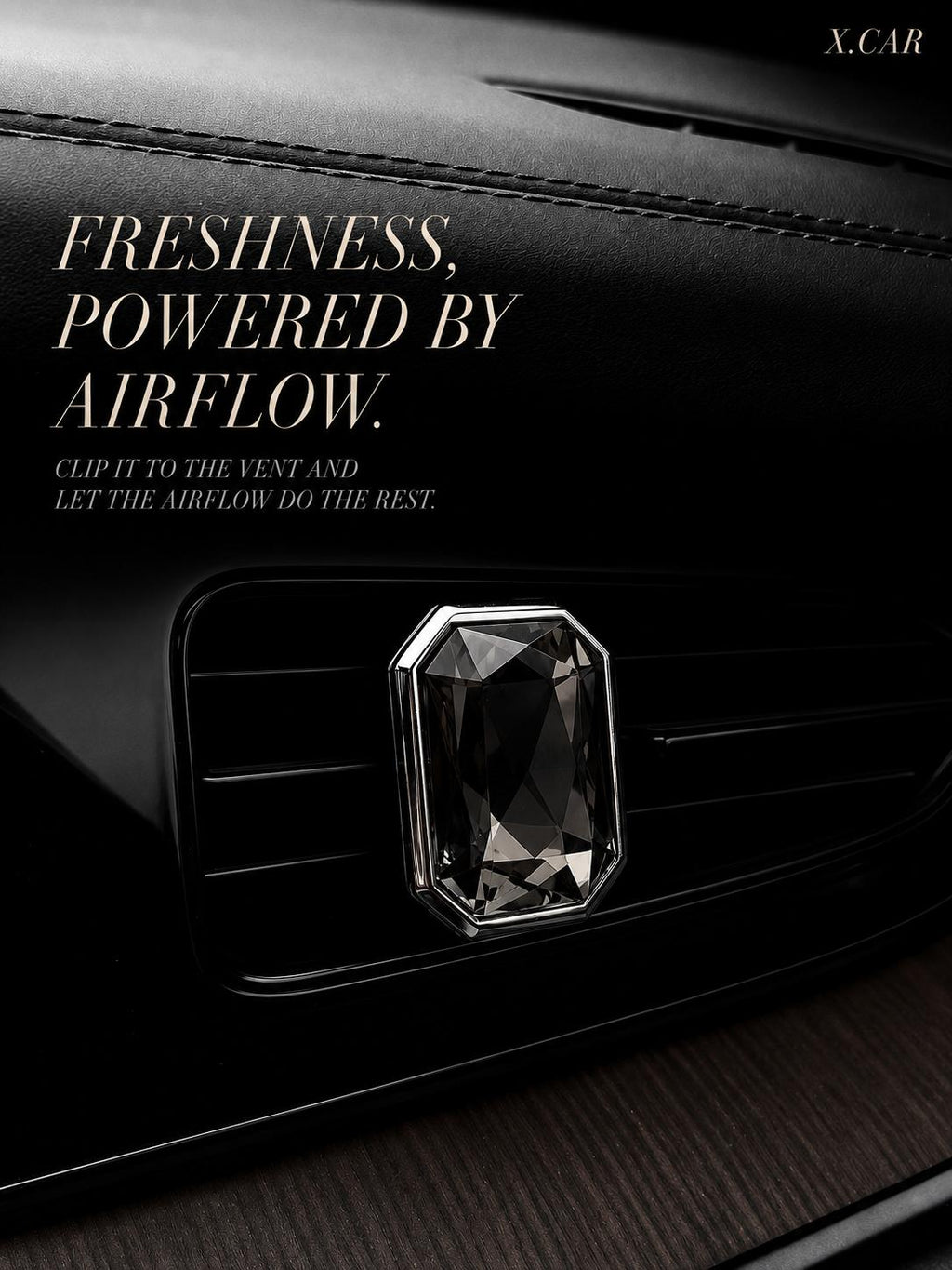 Gem-Cut Car Air Freshener-An Elegant Gift for Any Driver