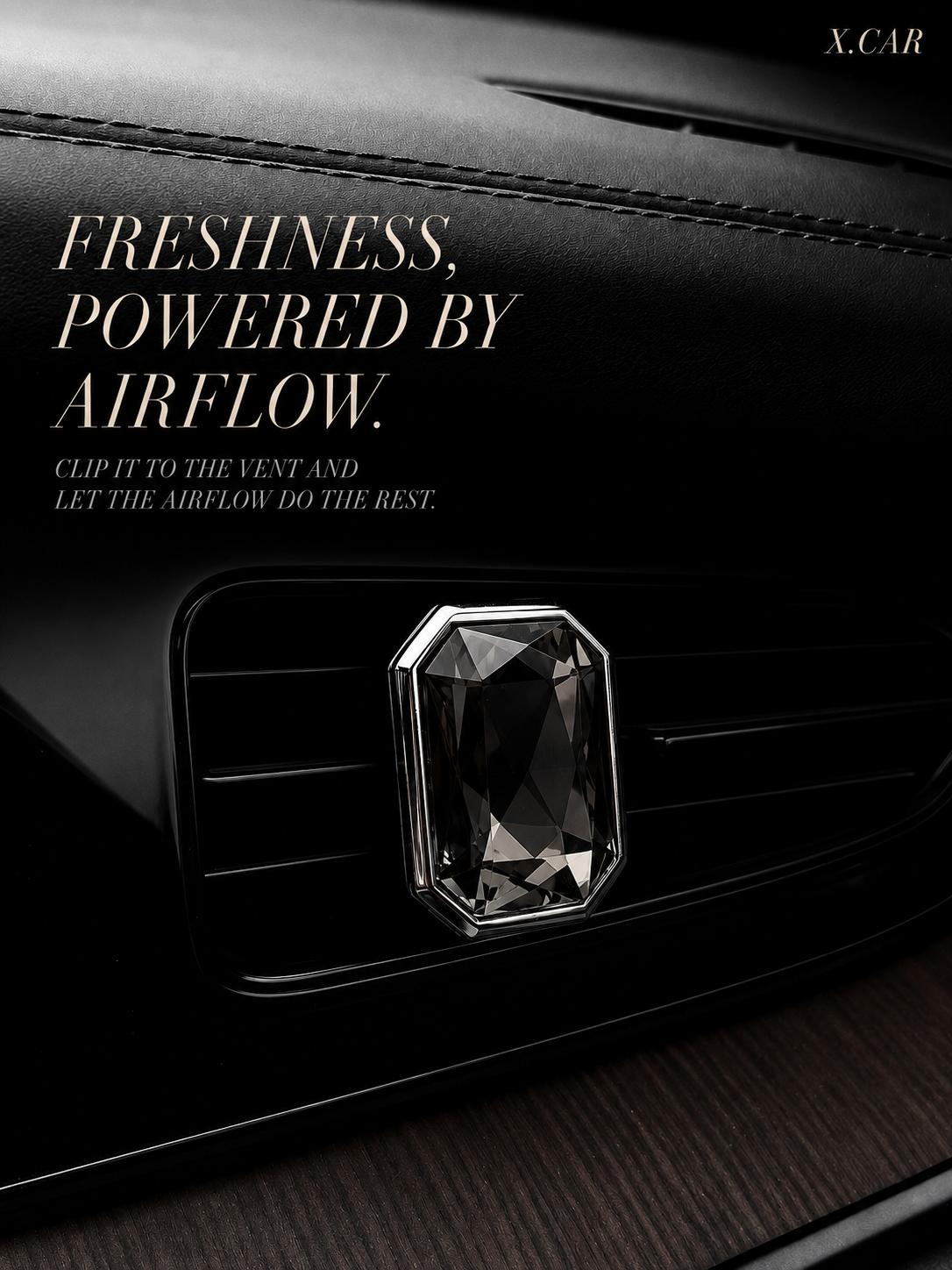 Gem-Cut Car Air Freshener-An Elegant Gift for Any Driver