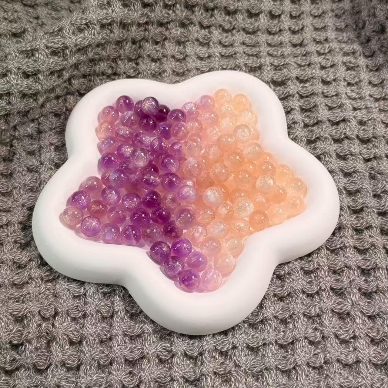 【Clarve.Co】UV Rainbow Cat's Eye Beads 10mm