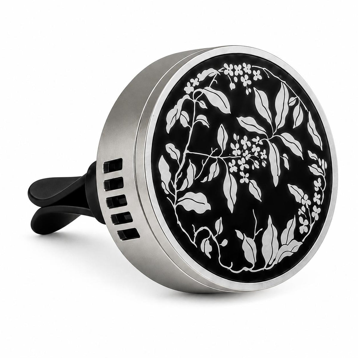 Botanical Enamel Car Air Freshener with Long-Lasting Solid Fragrance